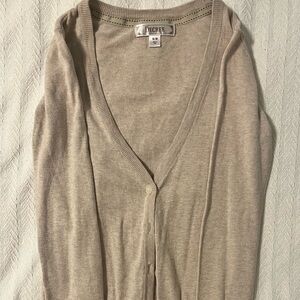 100% cotton long cardigan, medium